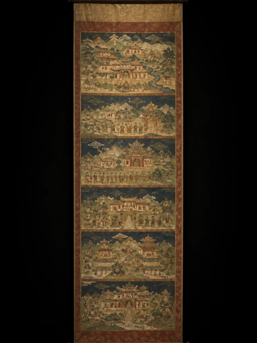 Pilgrimage Route Narrative Hanging · concept display