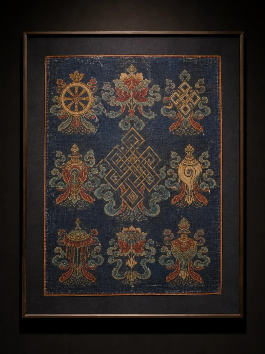 Eight Emblems Textile Study · illustrative concept